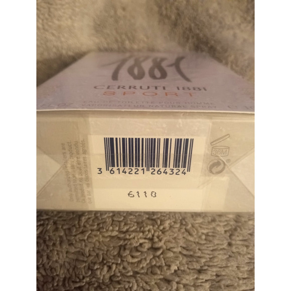 Cerruti 1881 Sport Pour Homme Eau de Toilette Spray 3.4 oz-100 ml New & Sealed - Picture 2 of 2